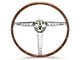 OPR 1967 Mustang Deluxe Pony Interior 3-Spoke Simulated Woodgrain Steering Wheel