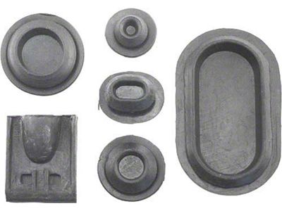 1967 Mustang Rubber Grommet Kit, 29 Pieces