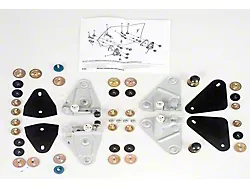 Door Glass Mounting Plate And Hardware Set,Complete, 68-69