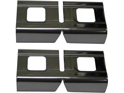 1968-1969 Camaro Roof Rail Weather Strip Channel Corner Connector ,Pair