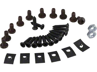 Rocker Panel Molding Screw Kit,w/Mounting Nuts,68-69