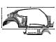 1968-1969 GTO Quarter/ Door Frame Assembly Left