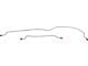 1968-1969 Mustang Brake Line Kit, V8 with Manual Drum Brakes