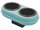 1968-1969 Mustang Plug and Chug Ash Tray Drink Holder, Metallic Light Blue