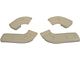 OPR 1968-1971 Mustang 4-Piece Bucket Seat Hinge Cover Kit, Neutral