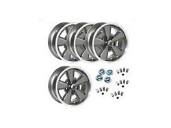 1968-1972 Chevelle - 17 X 8 One Piece Aluminum 5 Spoke Wheel Kit