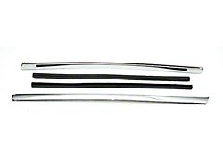 1968-1972 Chevelle Quarter Window Vertical Moldings, 2-Door Coupe