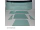 1968-1972 Chevy-GMC Truck Glass Kit, Small Back Glass-Green Tint With Shade Band