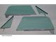 1968-1972 Chevy-GMC Truck Side Window Kit With Assembled Vent And Door Glasses, Green Tint