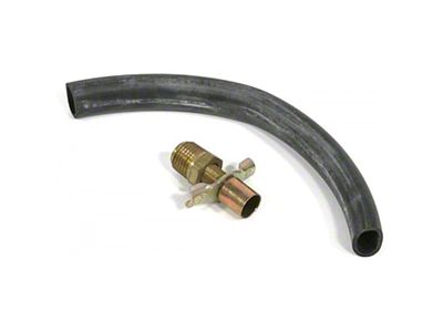 1968-1972 Chevy Truck Petcock Radiator Drain Valve & Hose