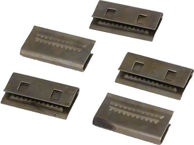 Windshield Wiper Door Molding Clips, 1968-1972