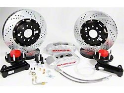 Baer Pro+ Front Big Brake Kit with 14-Inch Rotors; Silver Calipers (68-72 2WD F-100 w/ OE Drum Brake Spindles)