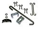 1968-1972 Pontiac GTO / 442 / GS Powerglide, TH350, and Manual Transmission Parking Brake Cable Hardware Kit With C Side Hooks, 11pc