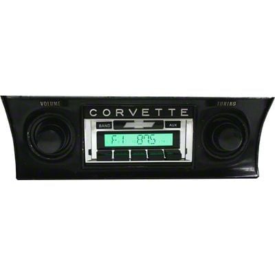 Custom Autosound Ecklers 68-76 USA-230 AM/FM, Concours,Chrm ,w/Speakers  CAM-CVMV-230