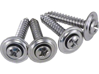 CA Door Panel Screw Set; Upper Corners (68-77 Corvette C3)