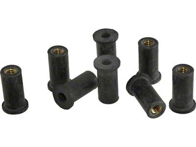 OPR Luggage Rack Mounting Well Nut Set, 1968-1977