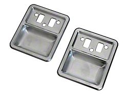 1968-1977 Ford Bronco Billet Interior Door Cups, Polished