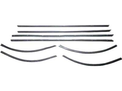 68-9 Belt W/ Chrome Strip Kit 8pc Fastback