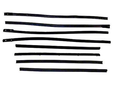 1968-69 Fairlane, Torino, Montego Station Wagon Belt Weatherstrip Kit - 8 Pieces