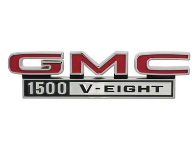 1968-72 GMC Truck Fender Emblems 1500 V-Eight