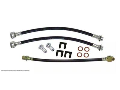 1968 Buick Skylark / GS Brake Hose Kit, Front Disc 4 Piston Calipers / Rear Drum, Factory Disc, 8 pc