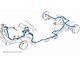 1968 Buick Skylark / GS Hardtop Disc Conversion 1/4 Front To Rear Brake Line 1pc, OE Steel