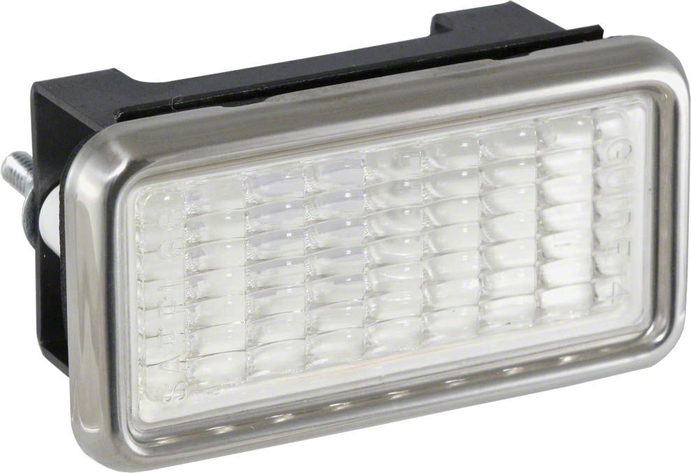 Ecklers Front Side Marker Light, White, 1968