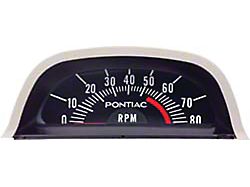 1968 Firebird Tachometer Hood 5500 Redline