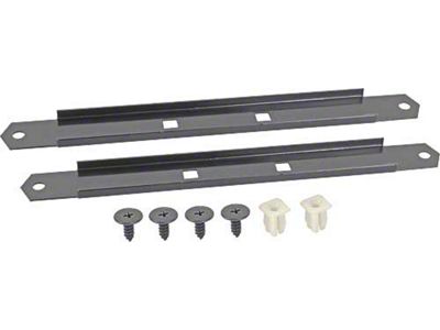 1968 Mustang Inner Door Pull Braces, Black