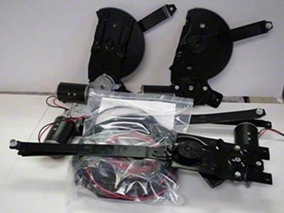 1969-1969 Chevelle Power Window Conversion Kit, Front and Rear, 2-Door Coupe and Conv