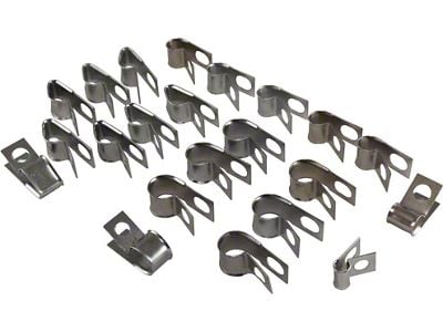 1969-1970 Corvette Brake And Fuel Line Clip Kit