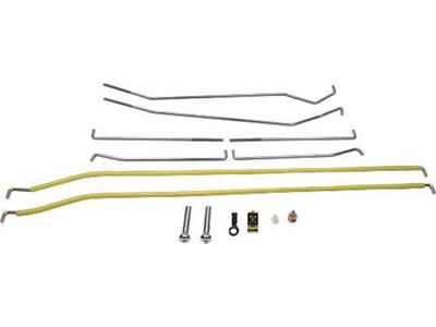 1969-1970 Mustang Door Latch Rod Kit, Left and Right