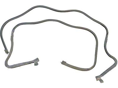 OPR 1969-1970 Mustang Fastback Roof Rail Seals, Pair