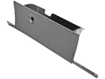 OPR 1969-1970 Mustang Glove Box Door with Liner and Hinge, Black Finish