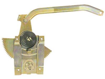 1969-1970 Mustang Manual Quarter Window Regulator, Left