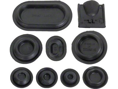 1969-1970 Mustang Rubber Grommet Kit, 44 Pieces