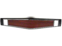 1969-1970 Steering Wheel Shrouds with Hot Stamp Chrome Trim Cherrywood