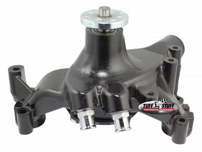 1969-1972 Chevrolet Camaro SuperCool Water Pump; 7.281 in. Hub Height; 5/8 in. Pilot; Long; 2 Threaded Water Ports; Black; 1461NC