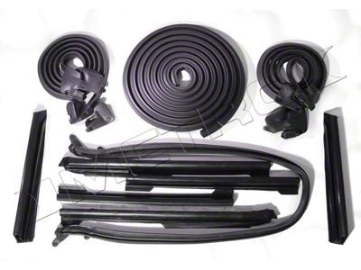 1969-1972 Chevelle Basic Weatherstrip Kit,Metro Moulded