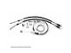 1969-1972 Chevy-GMC Truck Parking Brake Cable Set, Half Ton 4WD Shortbed, OE Steel