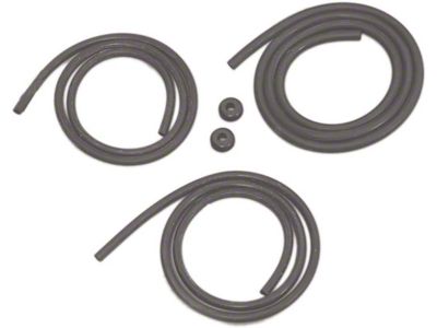 1969-1972 Corvette Windshield Washer Hose Kit With Air Conditioning