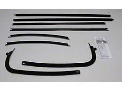 1969-1972 GTO & LeMans Hardtop Window Felt Kit - Authentic Style