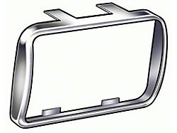 1969-1973 Mustang Stainless Steel Clutch Pedal Pad Trim Ring