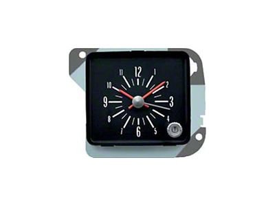 1969-1974 Chevy Nova Clock, In-Dash