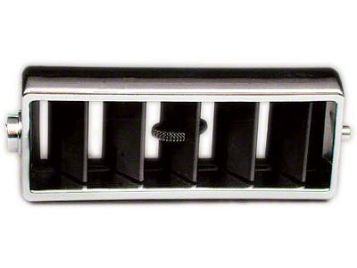 Center Dash Vent; Chrome (69-77 Corvette C3)