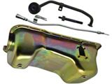 1969-1979 351W V8 Oil Pan Conversion Kit with Zinc Finish