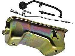 1969-1979 351W V8 Oil Pan Conversion Kit with Zinc Finish