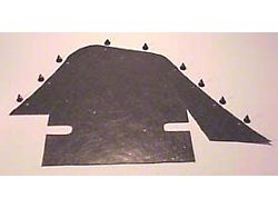 A-Frame Dust Cover; Passenger Side (Late 68-82 Corvette C3)