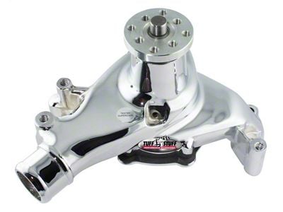 1969-1986 Chevrolet Camaro Platinum SuperCool Water Pump; 6.937 in. Hub Height; 5/8 in. Pilot; Long; Aluminum Casting; Chrome; 1511NA