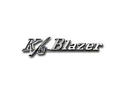 Chevy Truck Blazer Fender Side Emblem K/5 Blazer 1969-1972